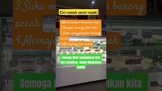 Ciri rumah seret rezeki nasehat quotes amalan youtubeshorts shortsfeed katamutiara fyp [upl. by Naginnarb]