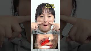 Face massage for smile lines 🫡smilelines antiaging wrinkles beautytips faceyoga asmr [upl. by Romie]