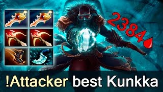 Attacker best Kunkka in the world one hit — double kill [upl. by Elwin365]