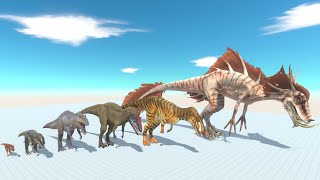 Evolution of AllosaurusampCarcharodontosaurus VS All CARNIVORES CARNOTAURUS EVOLUTION DINOSAUR [upl. by Imoin]