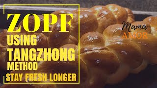 Zopf Bread Recipe ASIAN TWIST ZOPFBROT using Tangzhong Method [upl. by Itin]