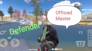 Offroad Master Challenges 02 Defender car race challenge [upl. by Brenna]