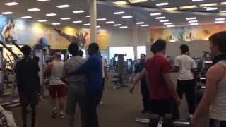 LA Fitness Roseville MN Gang fight PART 1 Mar 2 2014 330 PM wcco kmsp kare [upl. by Zackariah283]