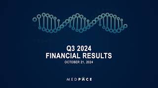 Medpace Holdings MEDP Q3 2024 Earnings Presentation [upl. by Atiuqel]