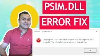 PSIMDLL IS MISSING FROM YOUR COMPUTER  HOW TO FIX PSIMDLL ERROR  unable to load psimdll [upl. by Ahsinert470]