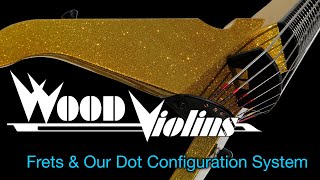 Frets and the Dot Configuration System demonstrated by electric violinist Mark Wood of Wood Violins [upl. by Eded]