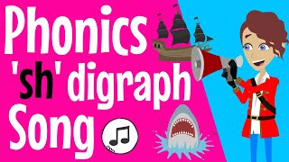 Phonics sh Sound Song  sh sound  consonant digraph sh  sh song  sh  Phonics Resource [upl. by Ottillia]