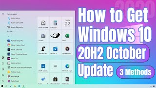 Windows 10 20H2 October 2020 Update Clean Install Tutorial [upl. by Aerdnod]