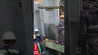 Estaca prancha prémoldada de concreto premoldados engenhariacivil obras [upl. by Pearle46]