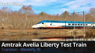 Amtrak Avelia Liberty High Speed Testing week one in Rhode Island [upl. by Mcguire]