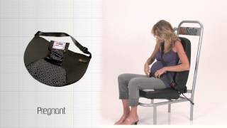 How to install a BeSafe iZi Pregnant pregnancy belt [upl. by Fachan]