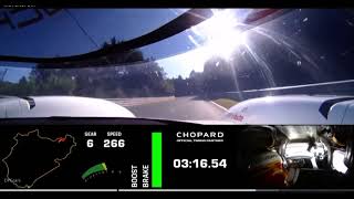 Nurburgring Fastest Lap Record Porsche 919 Hybrid EVO Race Car [upl. by Kinnard]