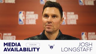 Hornets vs Nets Coach Longstaff Postgame Media Availability  7212024 [upl. by Agostino]