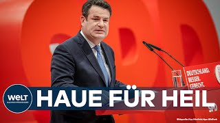 BÜRGERGELDSANKTIONEN Scharfe Kritik an Sozialminister Hubertus Heil aus den eigenen Reihen [upl. by Harewood]