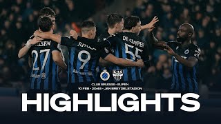 CLUB BRUGGE  KAS EUPEN  HIGHLIGHTS  20232024 [upl. by Colier]