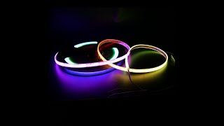 Addressable COB RGB LED Strip 24V Digital Pixel IP68 Waterproof 720 LEDsm WS2811 [upl. by Haimarej]