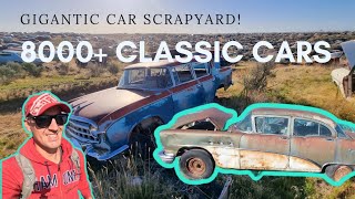 WOW Gigantic classic car scrapyard  IDAHO  The biggest around [upl. by Adelheid]