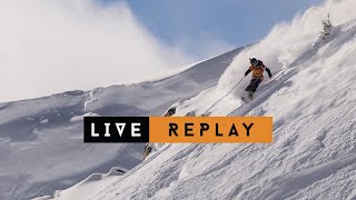 LIVE WEBCAST  Freeride World Tour Kicking Horse Golden BC 2019 [upl. by Christos]