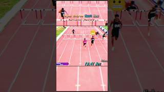 Hurdling at Warp Speed 110m Madness running tracknfield sprints record breaking shorts [upl. by Kellby]