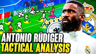 HOW GOOD is Antonio Rudiger ● Tactical Analysis [upl. by Durante]