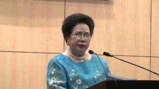 Miriam at Ateneo de Manila University 14 November 2014 [upl. by Ryle]