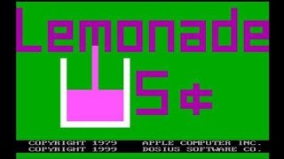 1970s game  Lemonade Stand [upl. by Strait]