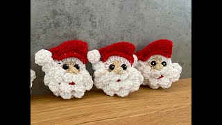 Weihnachtsmann 🎅🏻 🎄 häkeln TEIL 4 NIKOLAUS SANTA CLAUS Sinterklaas CROCHET 🎅🏻 TUTORIAL DIY [upl. by Romulus]