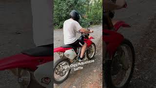 CRF 250x no baffle vs CRF’s Only Adjustable Baffle honda crf dualsport dirtbike motorcycle [upl. by Demott]