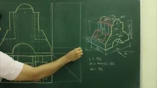 Orthographic Projections Q9 I Orthographic for technical drawing [upl. by Ahsennod18]