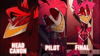 HAZBIN  HEADCANON VOICES VS PILOT VOICES VS FINAL VOICES [upl. by Gnik30]