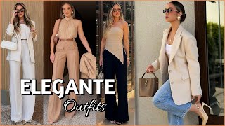 MUJER ELEGANTE OUTFITS DE MODA PARA MUJER 2025  COMO VESTIR FORMAL DE ELEGANTE OUTFITS DE MODA [upl. by Neenaej]