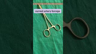 Curved artery forceps imageWhat is the use of curved artery forceps [upl. by Yetty]