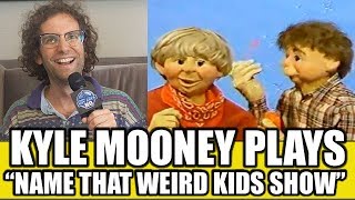 KYLE MOONEY plays NAME THAT CREEPY KIDS SHOW in BRIGSBY BEAR interview with DAVE McCARY from SNL [upl. by Chernow]