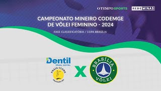 DENTIL PRAIA x BRASÍLIA VÔLEI  AO VIVO E COM IMAGENS  CAMPEONATO MINEIRO CODEMGE 2024 [upl. by Petromilli454]