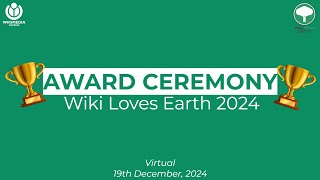 Award ceremony for the Wiki Loves Earth 2024 [upl. by Oidivo]