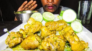 PSK ASMR MUKBANG EATING SHOW  CHICKEN WITH RICH SALAD CHICKEN EATING [upl. by Nomihs]