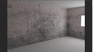 3DS MAX Advanced wall material  Blend martial  dirt  broken part 01 [upl. by Anilave619]