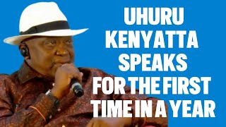 Former President Uhuru Kenyatta speaks for the first time in over a year [upl. by Otrebile62]