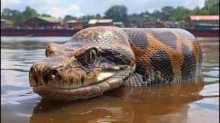 Snake swallow lion YOUVIRAL LUMINOUSLY AFRICAVSFOOD [upl. by Stanhope377]