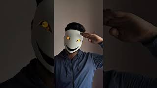 Anime Black Bullet Kagetane Hiruko Mask cosplay 3dprinting blackbullet asmr diy craft [upl. by Eeryn]