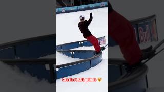 🤯WILD skier grinds insane rails [upl. by Auvil]