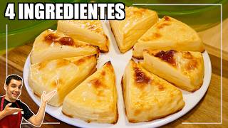 el Postre más FÁCIL y RICO de LECHE y SIN AZÚCAR el que puedes hacer con 4 INGREDIENTES [upl. by Retsehc483]