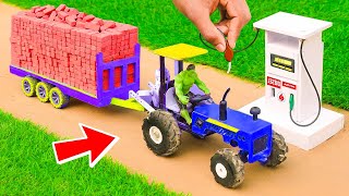 diy mini truck for transporting rice to animal feed – exciting science project [upl. by Zoes]