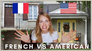 French vs American Homes I 8 Differences I American Things You NEVER see in France [upl. by Allimrac432]