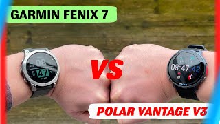 GARMIN FENIX 7 VS POLAR VANTAGE V3 Wer hat das bessere Gesamtpaket [upl. by Leicam]