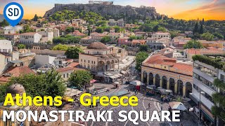 Monastiraki Square in Athens Greece  What You Need To Know [upl. by Anai]