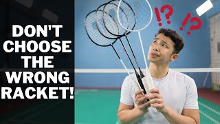 How to Choose a Badminton Racket  The Beginner Guide [upl. by Harlin608]