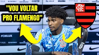 URGENTE HUGO SOUZA CONFIRMA QUE VAI VOLTAR PRO FLAMENGO [upl. by Ennayram]