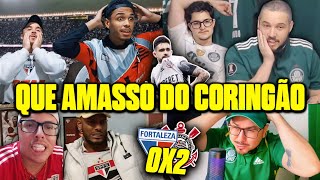 VAMOS RIR 😂REAÇÕES DOS RIVAIS INDIGNADOS COM VITÓRIA DO TIMÃO REACT FORTALEZA 0X2 CORINTHIANS [upl. by Moffitt755]