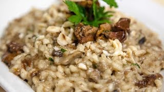 Ricette da sballo Risotto Funghi Porcini e Misti Champagne e salsiccia [upl. by Ley]